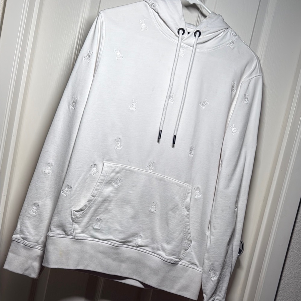 Psycho Bunny embroidered hoodie. Size Small.